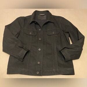 Brave Star Black Denim Jacket Size Large Men’s EUC!